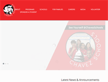 Tablet Screenshot of chavezschools.org